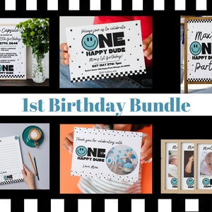 1ST BIRTHDAY BUNDLE: ONE Happy Dude
