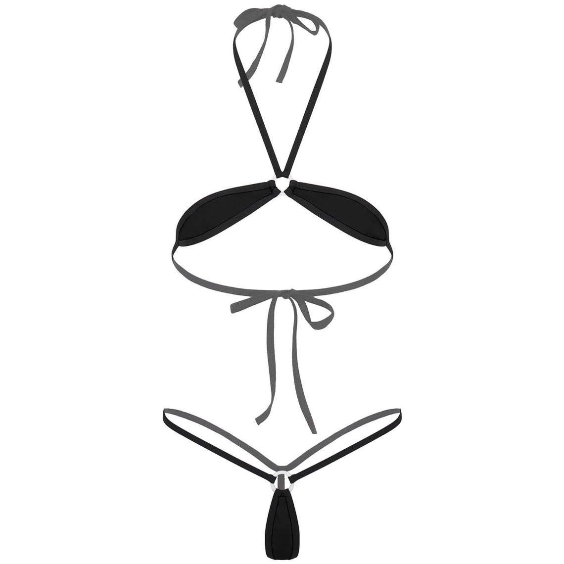 Sexy Black Micro Bikini String Bikini Dubio Bikini Tween Etsy Israel