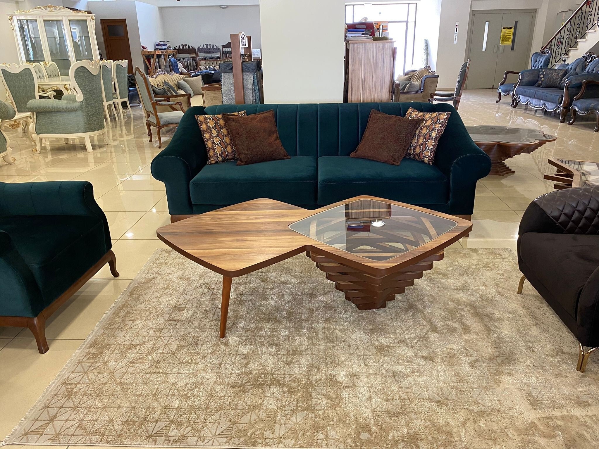 Modern Square Coffee Table Etsy UK