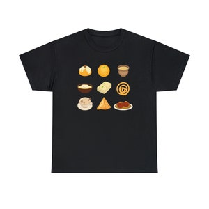 Pakistaanse/Indiase snacks en desserts tshirt, islamitische tshirt, islamitische geschenken afbeelding 6