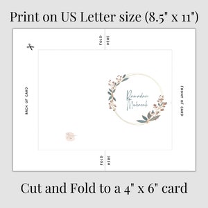 Printable 4" X 6" Ramadan Greeting Card, Ramadan Mubarak Card, Digital ...