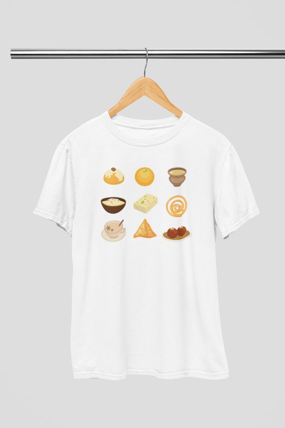 Pakistani/Indian Snacks and Desserts Tshirt, Islamic Tshirt, Islamic Gifts