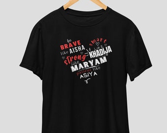 イスラム教の女性用Tシャツ、ヒジャブ着用者へのイスラム教ギフト、イスラム教徒ギフト、イードギフト、ラマダンギフト、ウムラギフト、ハッジギフト