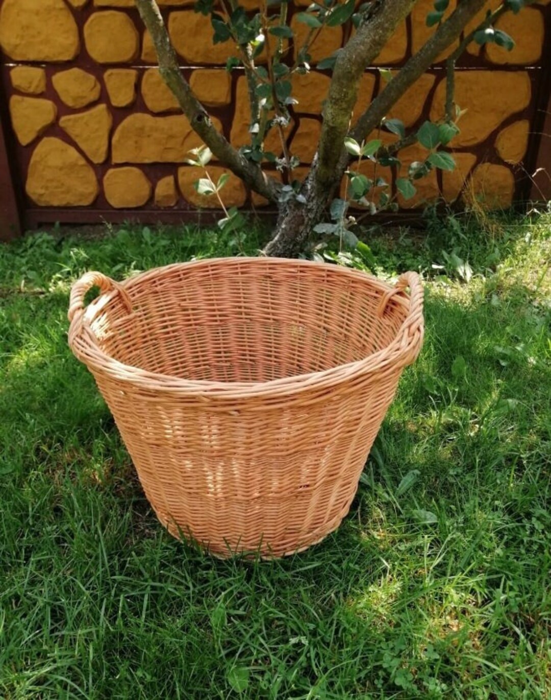 Fruits Wicker Basket Countryside Basket Vegetable Basket Etsy