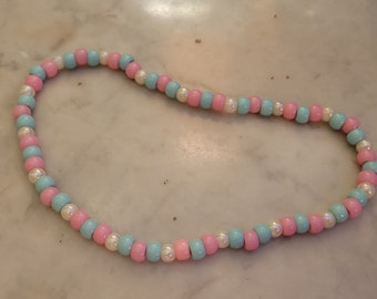 Pink & Mint Necklace