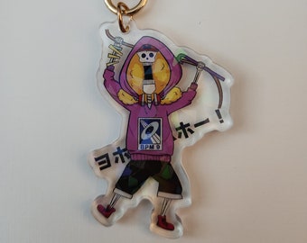 OP film RED Brook Acrylic Holo Keychain