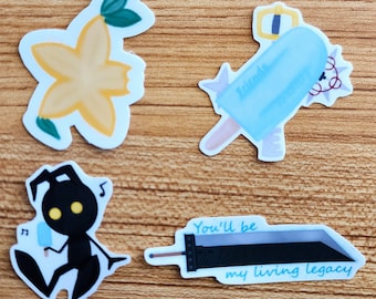 small sticker variations