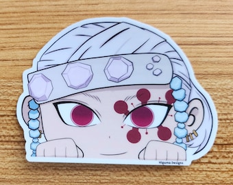 Sound Pillar Vinyl Peeker Sticker