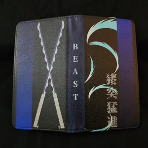 Beast Breathing Demon Slayer Inosuke Wallet Style Phonecase