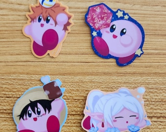 All the kirbys sticker pack