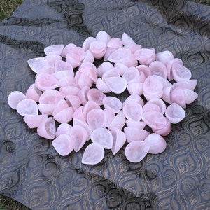 Small Bowl, Rose Quartz Bowl, Crystal Bowl, Small Gemstone Dish, Pink Crystal Bowl, Healing Stone Trinket Dish, Self-Love Ritual Accessory