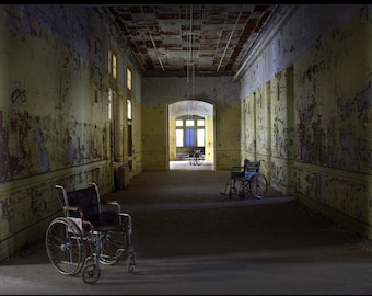 Hospital psiquiátrico abandonado Lienzo