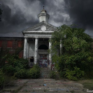 Abandoned Asylum Canvas Print