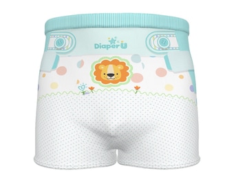 ABDL Baby Boy Boxer Briefs - Little Lion