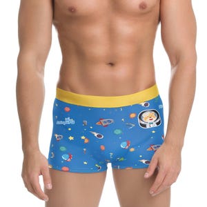 ABDL Adult Baby Boy Boxer Briefs - Baby Astronaut