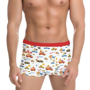 ABDL Adult Baby Boy Boxer Briefs - Red Animals