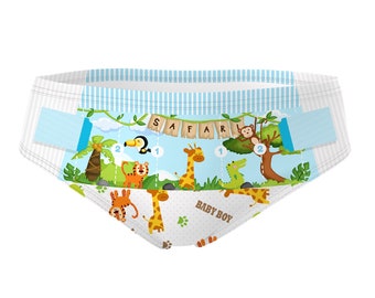 ABDL Badehose - Safari Animals