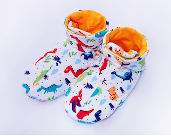 Adult Baby ABDL - Little Dinosaur Booties