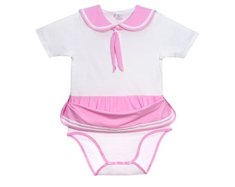 Adult Baby ABDL Baby Girl Sailor Dress Onesie