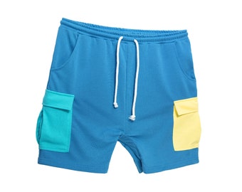 Adult Baby ABDL Hook & Loop Shorts - Baby Blue (Limited Edition)