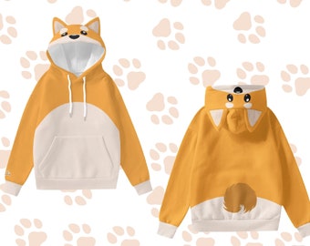 Adult Ears Hoodies (Unisex) - Shiba