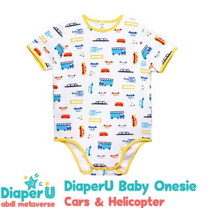 ABDL Adult Baby Onesie - Cars & Helicopter