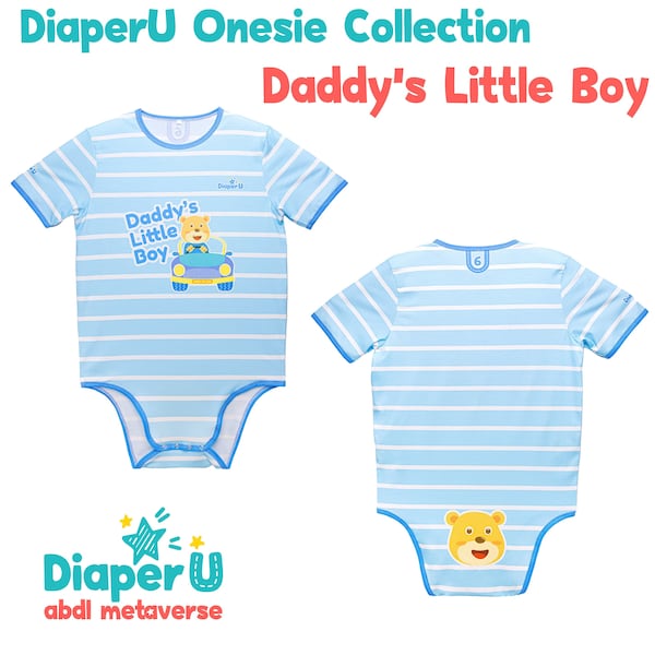 ABDL Adult Baby Onesie- Daddy's Little Boy