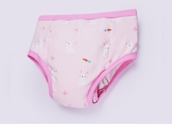 ABDL Training Pants - Baby Bunny (NEW Waterproof)