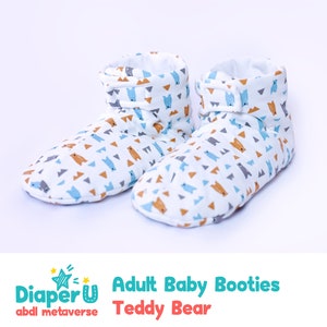 ABDL Booties - Teddybär-Booties