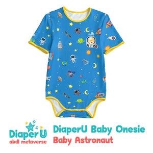 ABDL Erwachsenen Baby Strampelanzug - Baby Astronaut