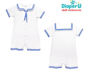 Tutina da adulto per ABDL - Baby marinaio