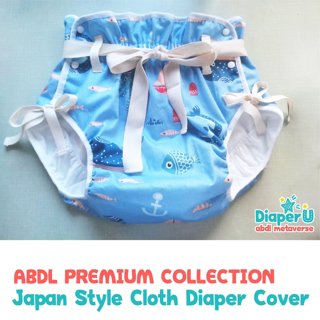 ABDL 大人用 ベビー用 日本製 布おむつカバー - リトルオーシャンエクスプローラー - Etsy 日本