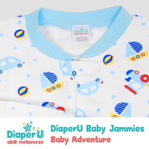 Pyjama avec pieds pour bébé adulte ABDL - Baby Adventure