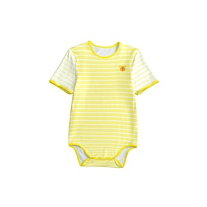 ABDL Erwachsenen Baby Strampelanzug - Gelber Tiger