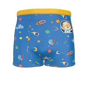 Adult Baby Boy Boxer Briefs - Baby Astronaut