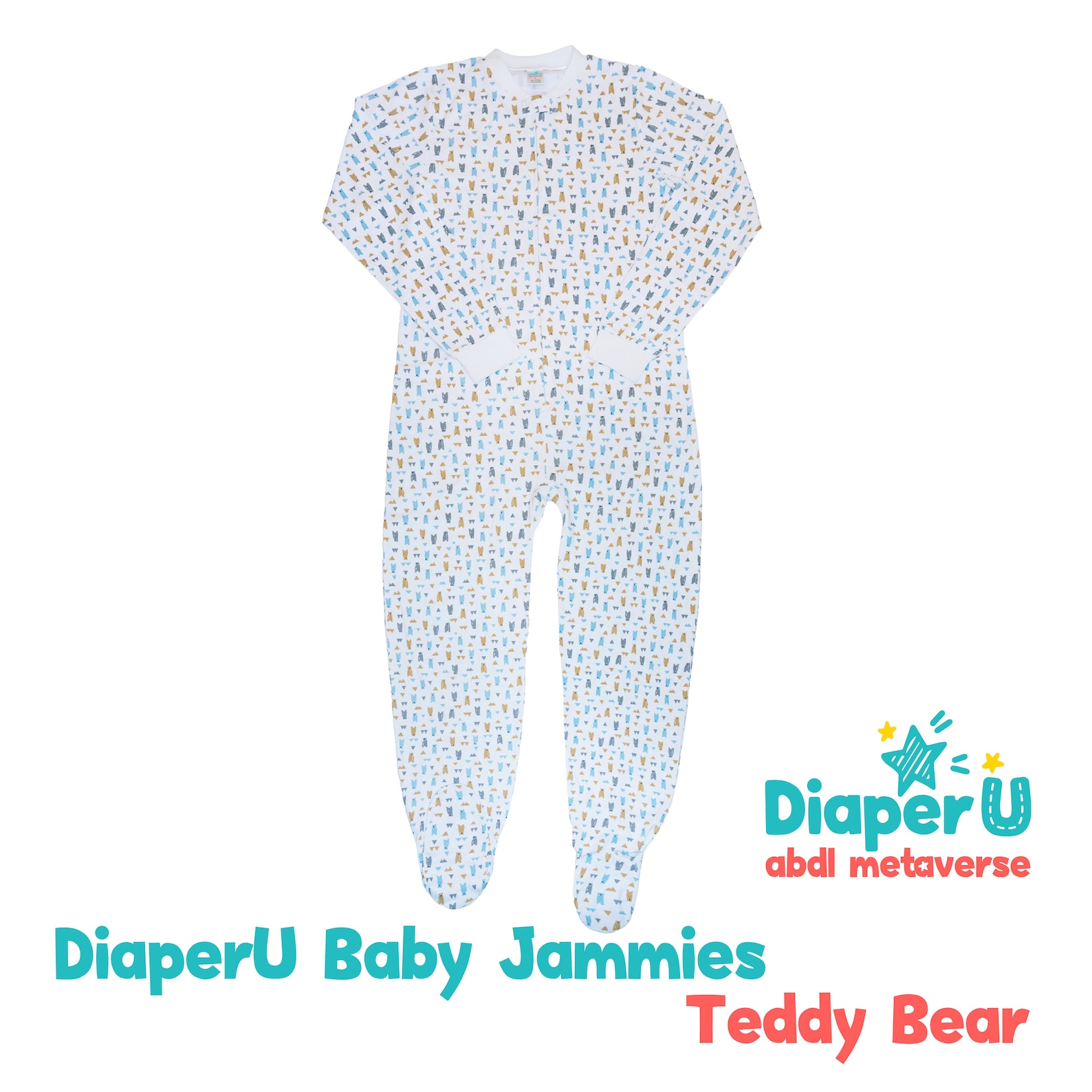 ABDL Adult Baby Footed Sleepers Teddy Bear Etsy Canada