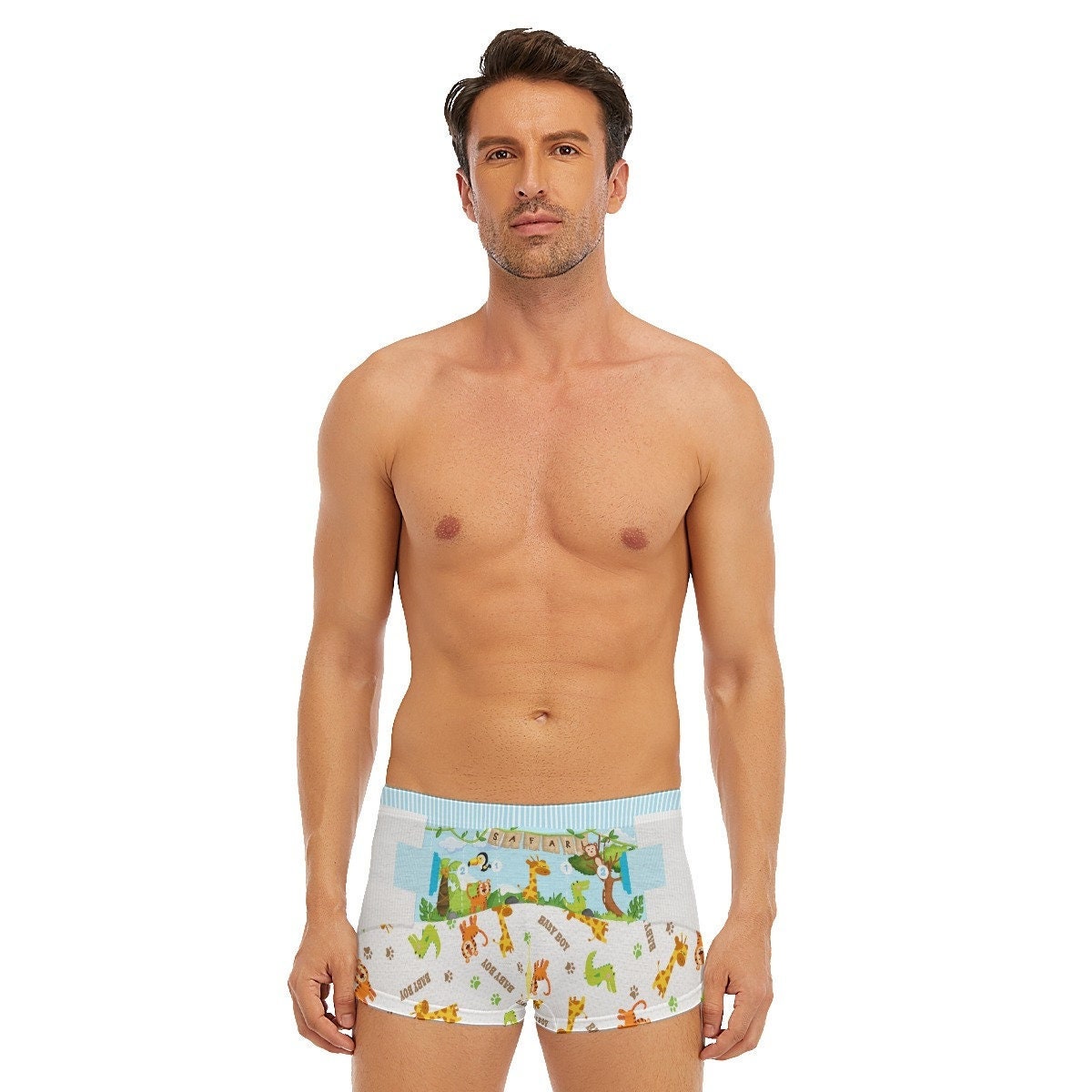 Adult Baby Boy Briefs Vehicle Green 