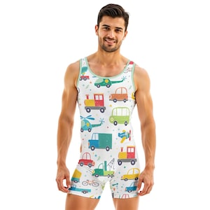 ABDL Playtime Snug-Suit - Green Vehicle