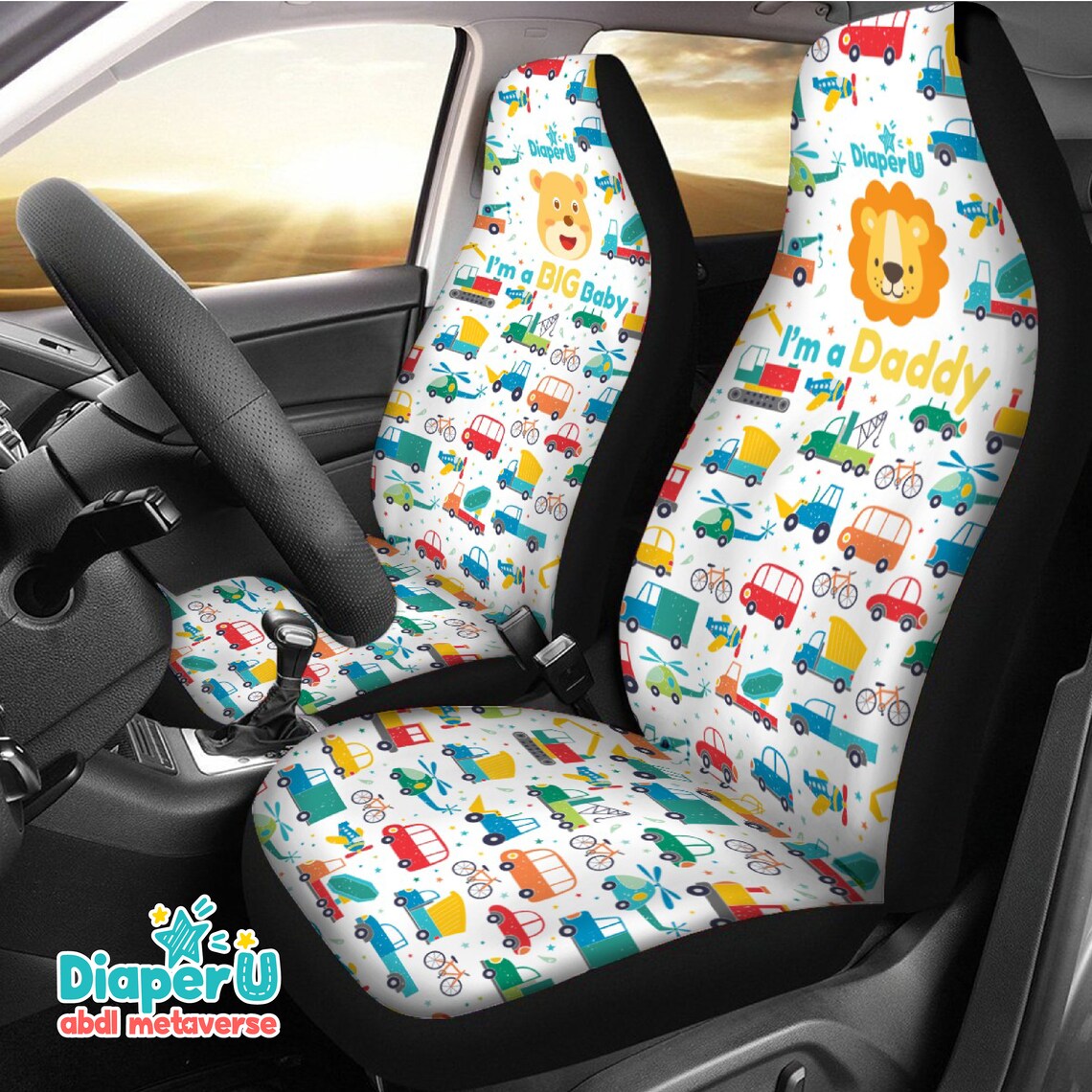 ABDL Adult Baby Car Seat Cover Daddy & Baby Etsy UK