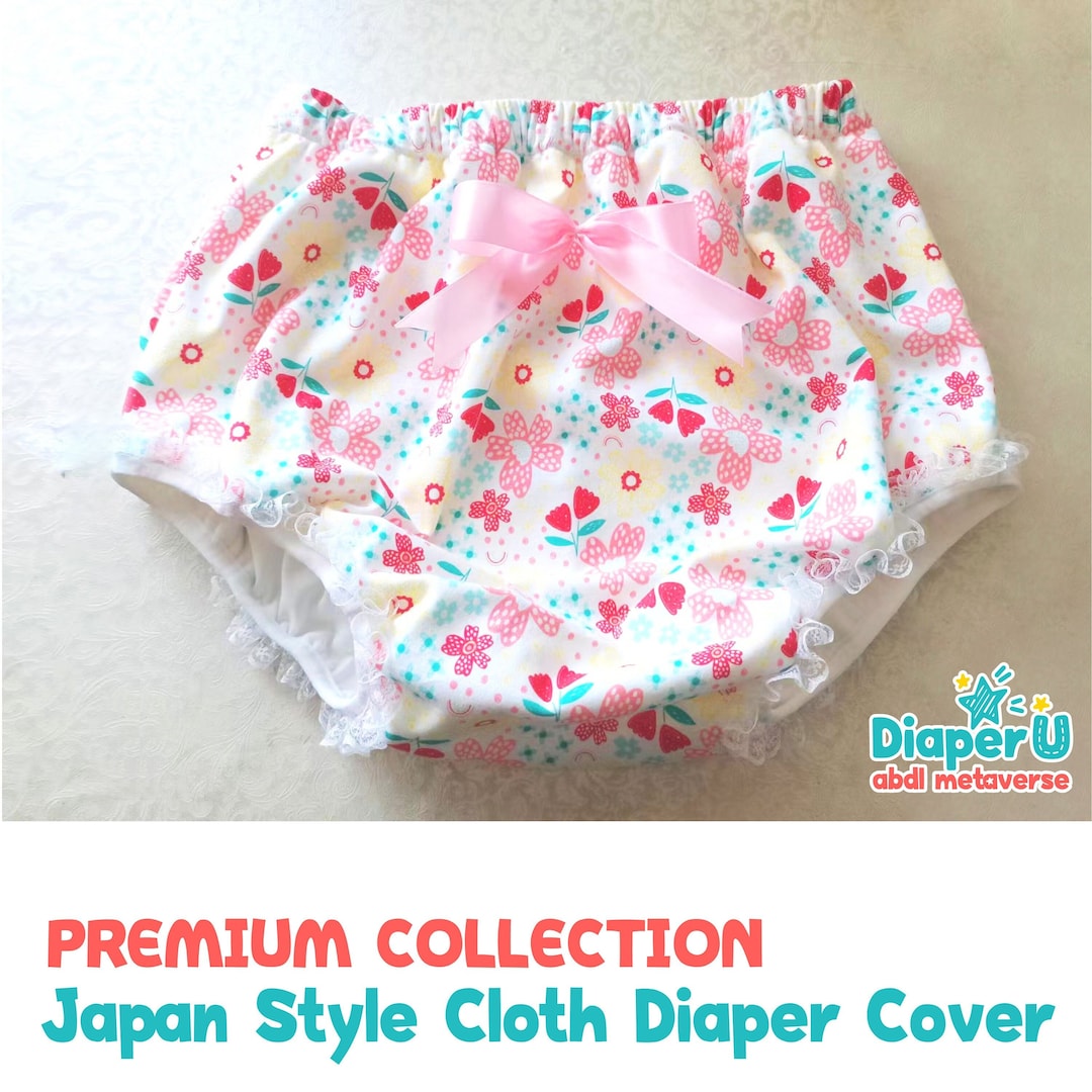 ABDL 大人用 ベビー用 日本製 布おむつカバー - リトルフラワー - Etsy