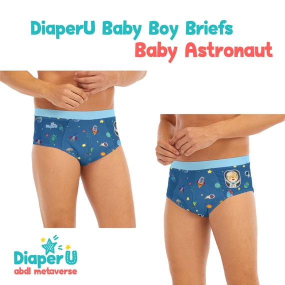 Slips voor volwassen babyjongens Baby astronaut Etsy Nederland