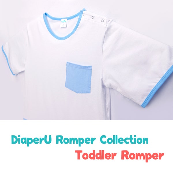 Adult Baby ABDL Romper - Toddler Romper (Boy Uniform)