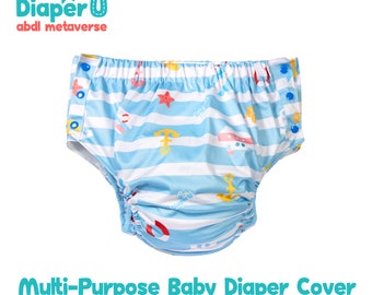 ABDL Baby Sailor Multi-purpose Baby Diaper Cover, Swim Diaper