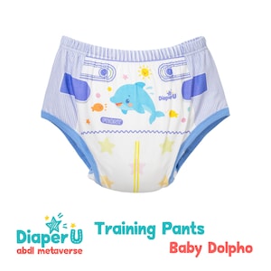 Adult Baby Training Pants - Baby Dolpho (Waterproof Version)