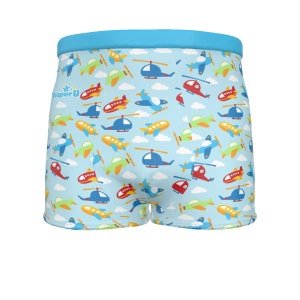 Adult Baby Boy Boxer Briefs - Blue Airplane
