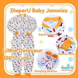 ABDL Adult Baby Jammies – Kleiner Dinosaurier