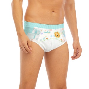 ABDL Adult Baby Diaper Style Briefs - Little Lion