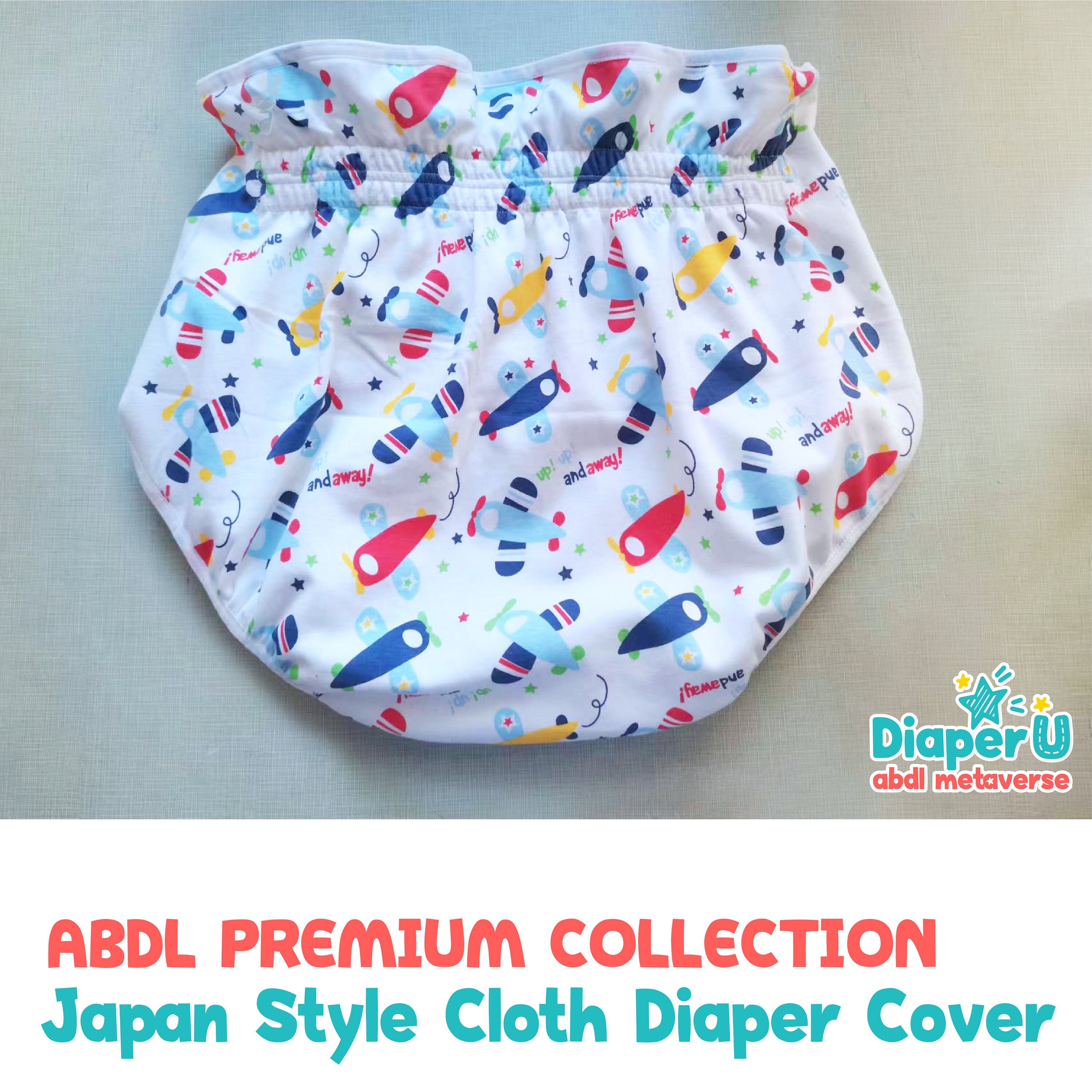 ABDL Adult Baby Japan Style Cloth Diaper Cover Airplane Etsy Canada