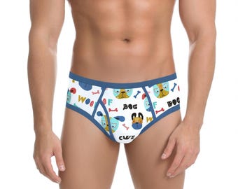 Calzoncillos para bebé adulto - Blue Woof Puppy