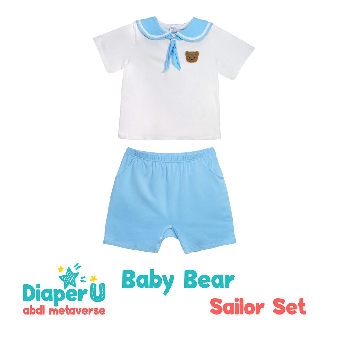 Adult Baby ABDL Bear Sailor Set - Etsy